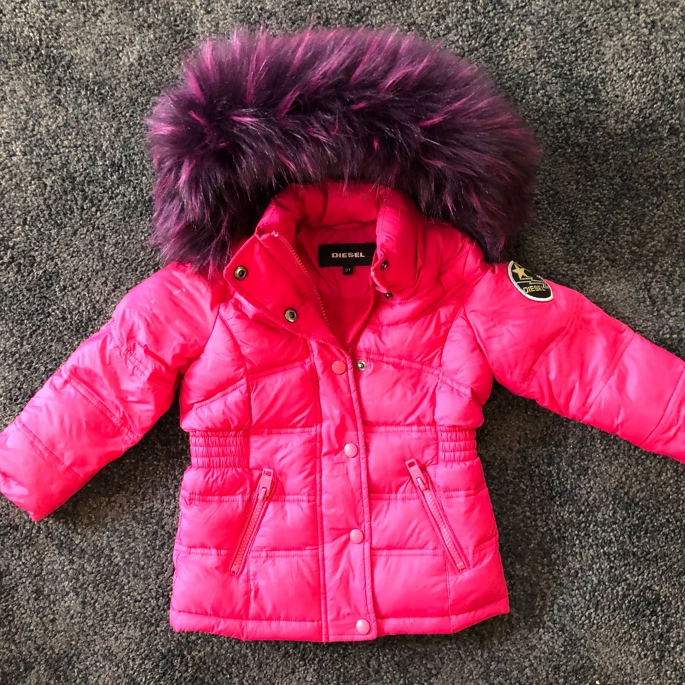 Diesel Down Toddler Girl Puffer Jacket - LIKE NEW